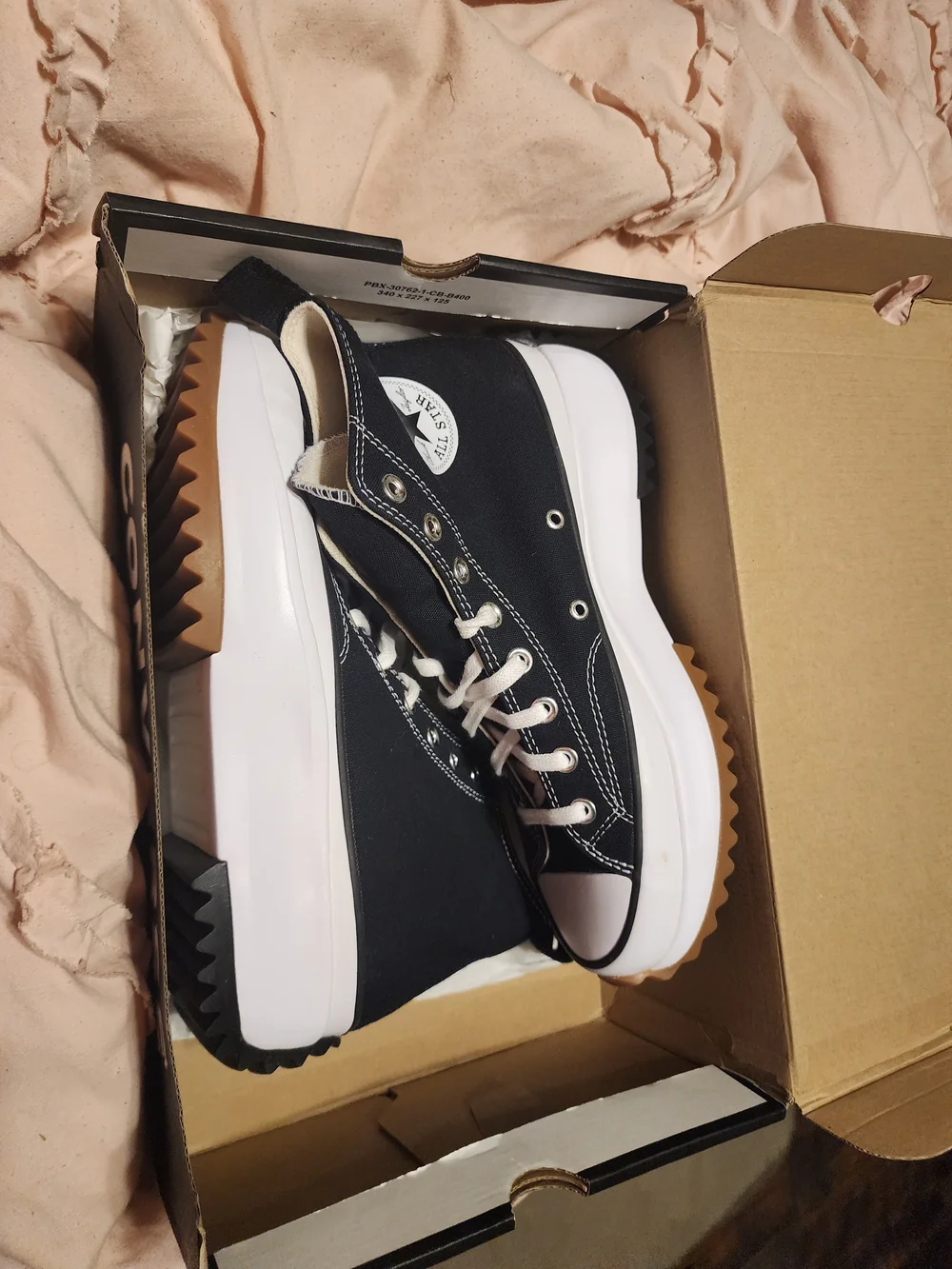 Converse Black Elevated Platform Canvas Sneaker - Picture 3 of 4
